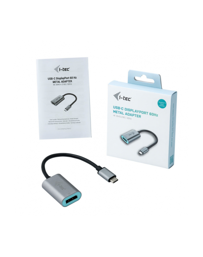 i-tec Adapter USB-C 3.1 Display Port 60 Hz Metal główny