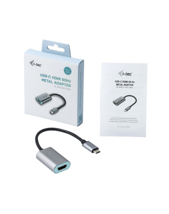 i-tec Adapter USB-C do HDMI, 4K Ultra HD 60Hz kompatybilny z Thunderbolt 3 główny