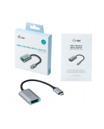i-tec Adapter USB-C 3.1 VGA 60 Hz Metal