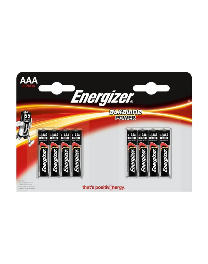 energizer Bateria Alkaline Power AAA E92 8 szt. Blister główny