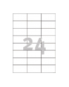 avery zweckform Uniwersalne etykiety samoprzylepne, 70 x 37mm, białe, do drukarki, 2400 sztuk - nr 13