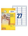avery zweckform Usuwalne etykiety uniwersalne, 63,5 x 29,6mm, białe, do drukarki,810 sztuk - nr 13