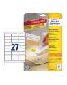 avery zweckform Usuwalne etykiety uniwersalne, 63,5 x 29,6mm, białe, do drukarki,810 sztuk - nr 16