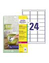 avery zweckform Usuwalne etykiety wodoodporne Heavy Duty, 63,5 x 33,9mm, białe   do drukarki, 480 sztuk - nr 19