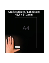 avery zweckform Etykiety znamionowe, 45,7 x 21,2mm, srebrne, 960 sztuk - nr 17