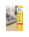 avery zweckform Etykiety znamionowe, 45,7 x 21,2mm, srebrne, 960 sztuk - nr 19