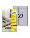 avery zweckform Etykiety znamionowe, 63,5 x 29,6mm, srebrne, 540 sztuk - nr 11