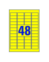 avery zweckform Etykiety wodoodporne Heavy Duty, 45,7 x 21,2mm, żółte, do drukarki, 960 sztuk - nr 2