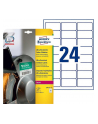 avery zweckform Etykiety Ultra Resistant 63,5 x 33,9mm, do drukarki, 240 sztuk - nr 23