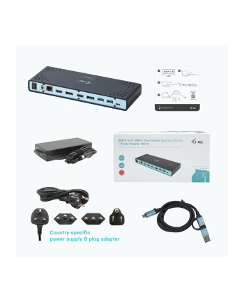 i-tec Stacja dokująca USB 3.0 / USB-C 5K uniwersalna