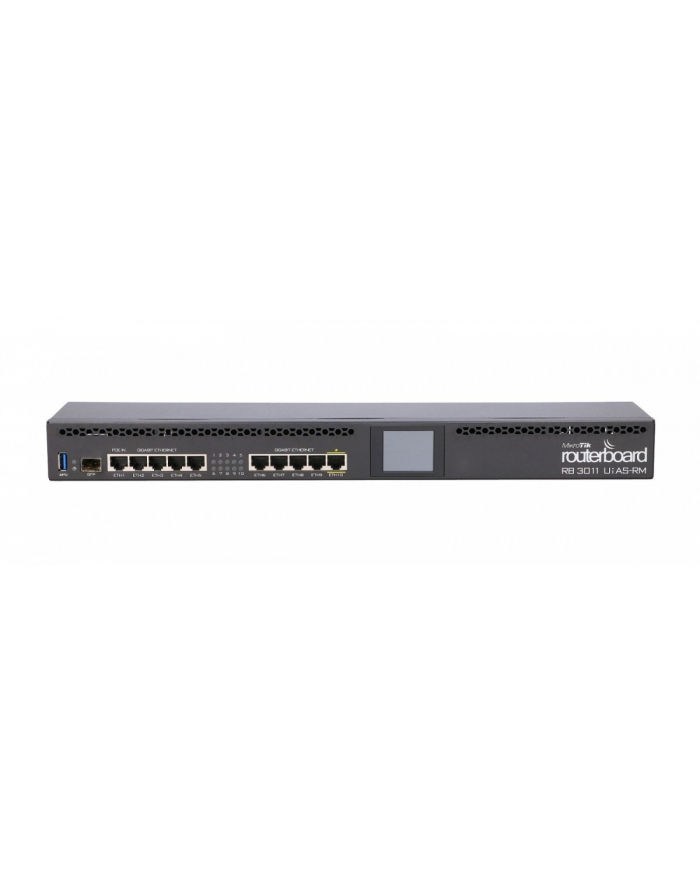 mikrotik Router RB3011UIAS-RM Routerboard 1,4GHZ, 1GB, 10XGE, 1XSFP, 1XUSB3.0, COM 1XRJ45, L5 główny