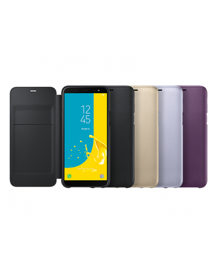 samsung Etui Wallet Cover do Galaxy J6, lawendowe główny