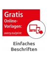 avery zweckform Uniwersalne etykiety samoprzylepne, 105 x 48mm, białe, do drukarki, 1200 sztuk - nr 8