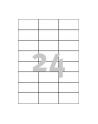 avery zweckform Uniwersalne etykiety samoprzylepne, 70 x 37mm, białe, do drukarki, 2400 sztuk - nr 5