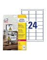 avery zweckform Etykiety wodoodporne Heavy Duty, 63,5 x 33,9mm, białe, do drukarki, 480 sztuk - nr 14