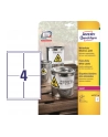 avery zweckform Etykiety wodoodporne Heavy Duty, 99,1 x 139mm, białe, do drukarki, 80 sztuk - nr 5