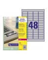 avery zweckform Etykiety znamionowe, 45,7 x 21,2mm, srebrne, 4800 sztuk - nr 11