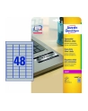 avery zweckform Etykiety znamionowe, 45,7 x 21,2mm, srebrne, 4800 sztuk - nr 1