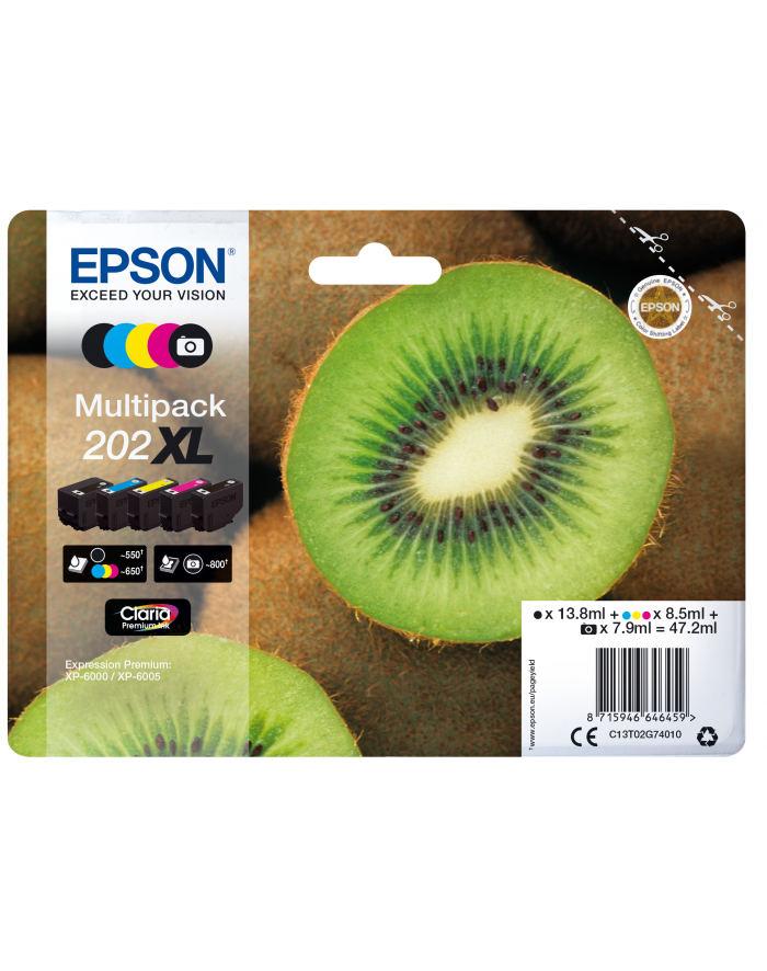 epson Multipack T02G1 5 kolorów XL do XP-6000 główny