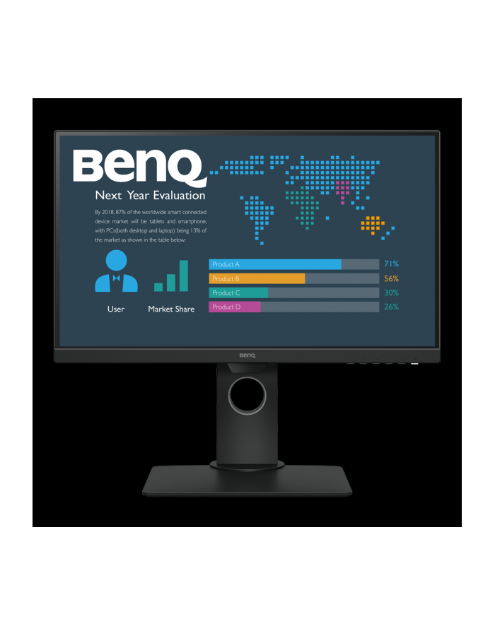 benq Monitor 24 cali BL2480T LED 5ms/1000:1/IPS/HDMI/Głośniki główny