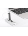 digitus HUB/Koncentrator 3-portowy OTG USB Typ C, USB 2.0 HighSpeed czytnik kart SD/Micro SD, aluminium - nr 39