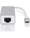 digitus HUB/Koncentrator 3-portowy USB Typ C, 3x USB A HighSpeed z Gigabit LAN adapter, aluminium - nr 58