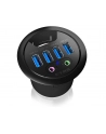 icybox IB-HUB1403A HUB biurkowy 60mm - nr 1