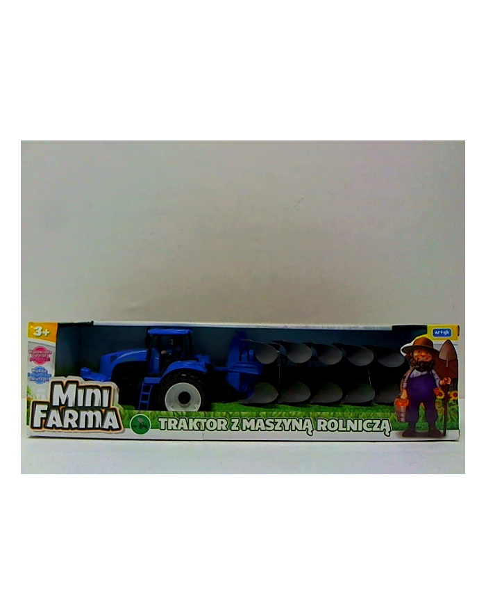 artyk Mini farma Traktor z maszyną rolniczą główny