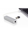 digitus HUB/Koncentrator 3-portowy USB Typ C, 3x USB A HighSpeed z Gigabit LAN adapter, aluminium - nr 10