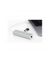 digitus HUB/Koncentrator 3-portowy USB Typ C, 3x USB A HighSpeed z Gigabit LAN adapter, aluminium - nr 15