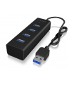 icybox IB-HUB1409-U3 4 portowy Hub USB 3.0 - nr 1