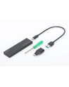 digitus Obudowa zewnętrzna USB Typ C na dysk SSD M2 (NGFF) SATA III, 80/60/42/30mm, aluminiowa - nr 21