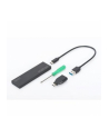 digitus Obudowa zewnętrzna USB Typ C na dysk SSD M2 (NGFF) SATA III, 80/60/42/30mm, aluminiowa - nr 2