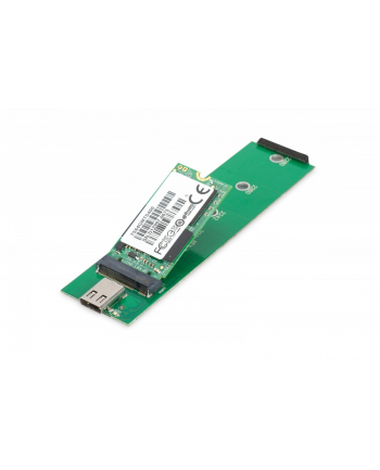 digitus Obudowa zewnętrzna USB Typ C na dysk SSD M2 (NGFF) SATA III, 80/60/42/30mm, aluminiowa