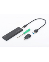 digitus Obudowa zewnętrzna USB Typ C na dysk SSD M2 (NGFF) SATA III, 80/60/42/30mm, aluminiowa - nr 36