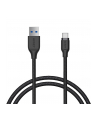 aukey Kabel Quick Charge CB-AC1 czarny nylonowy szybki USB C-USB 3.1 1.2m - nr 1