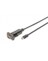 digitus Kabel Adapter USB 2.0 HighSpeed Typ USB C/RS232 M/Ż czarny 1m - nr 10