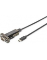 digitus Kabel Adapter USB 2.0 HighSpeed Typ USB C/RS232 M/Ż czarny 1m - nr 18