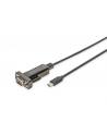 digitus Kabel Adapter USB 2.0 HighSpeed Typ USB C/RS232 M/Ż czarny 1m - nr 13