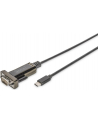digitus Kabel Adapter USB 2.0 HighSpeed Typ USB C/RS232 M/Ż czarny 1m - nr 20