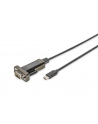 digitus Kabel Adapter USB 2.0 HighSpeed Typ USB C/RS232 M/Ż czarny 1m - nr 22