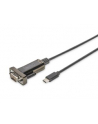 digitus Kabel Adapter USB 2.0 HighSpeed Typ USB C/RS232 M/Ż czarny 1m - nr 25