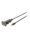 digitus Kabel Adapter USB 2.0 HighSpeed Typ USB C/RS232 M/Ż czarny 1m - nr 28