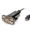 digitus Kabel Adapter USB 2.0 HighSpeed Typ USB C/RS232 M/Ż czarny 1m - nr 43
