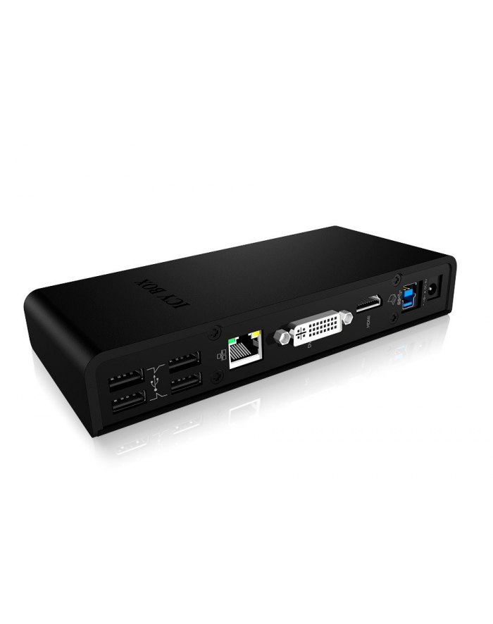 icybox IB-DK2241AC USB,HDMI,LAN,DVI-I,Mic główny