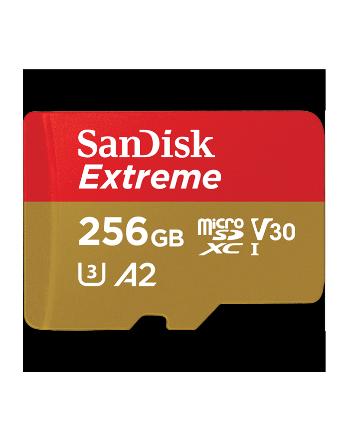 sandisk Karta pamięci Extreme microSDXC 256GB 160/90 MB/s A2 V30 U3 główny