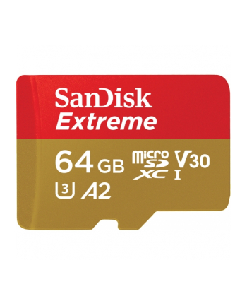 sandisk Karta pamięci Extreme microSDXC 64GB 160/60 MB/s A2 V30 U3