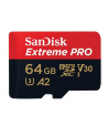 sandisk Karta pamięci Extreme Pro microSDXC 64GB 170/90 MB/s A2 V30 U3 - nr 1