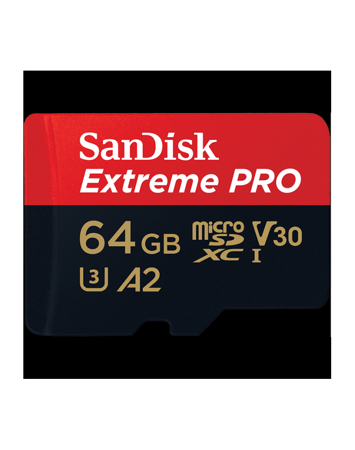 sandisk Karta pamięci Extreme Pro microSDXC 64GB 170/90 MB/s A2 V30 U3 główny