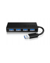 icybox IB-AC6104-B 4-portowy Hub USB 3.0 - nr 1
